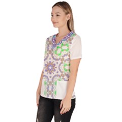 Women s V-Neck Scrub Top 