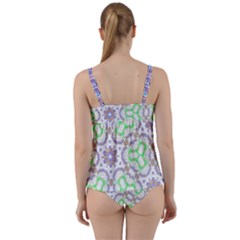 Twist Front Tankini Set 