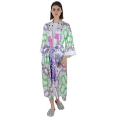 Maxi Satin Kimono 