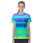 Abstract Design Pattern Women s Sport Mesh T-Shirt