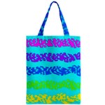 Abstract Design Pattern Zipper Classic Tote Bag