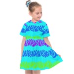 Abstract Design Pattern Kids  Sailor Dress