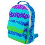 Abstract Design Pattern Flap Pocket Backpack (Small)