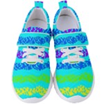 Abstract Design Pattern Women s Velcro Strap Shoes