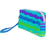 Abstract Design Pattern Wristlet Pouch Bag (Small)