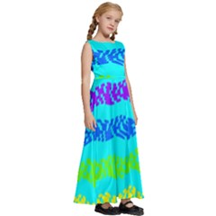 Kids  Satin Sleeveless Maxi Dress 