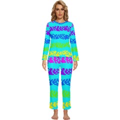 Womens  Long Sleeve Lightweight Pajamas Set 