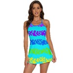 Abstract Design Pattern 2-in-1 Flare Activity Dress
