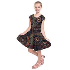 Kids  Short Sleeve Dress 