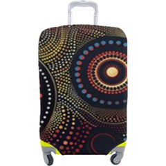 Abstract Geometric Pattern Luggage Cover (Large) from ArtsNow.com