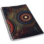 Abstract Geometric Pattern 5.5  x 8.5  Notebook