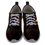 Abstract Geometric Pattern Women Athletic Shoes