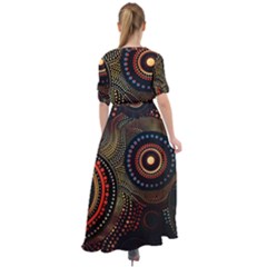 Waist Tie Boho Maxi Dress 