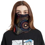 Abstract Geometric Pattern Face Covering Bandana (Two Sides)