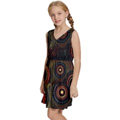 Kids  Sleeveless Tiered Mini Dress 