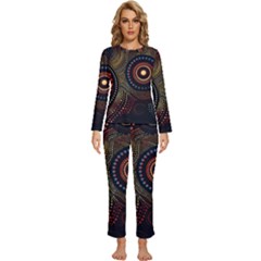 Womens  Long Sleeve Lightweight Pajamas Set 