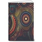 Abstract Geometric Pattern 8  x 10  Softcover Notebook