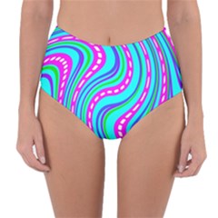 Reversible High-Waist Bikini Bottoms 