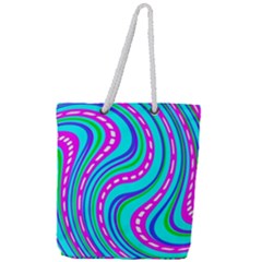 Full Print Rope Handle Tote (Large) 