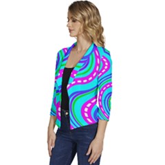 Women s Casual 3/4 Sleeve Spring Jacket 