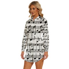 Womens Long Sleeve Shirt Dress 