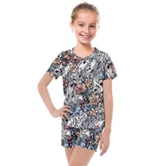 Kids  Mesh T-Shirt and Shorts Set 