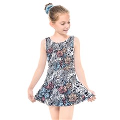 Kids  Skater Dress Swimsuit 