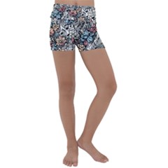 Kids  Lightweight Velour Yoga Shorts 