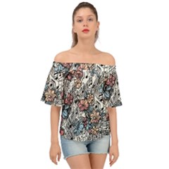 Off Shoulder Short Sleeve Top 