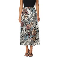 Classic Midi Chiffon Skirt 