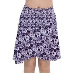 Chiffon Wrap Front Skirt 