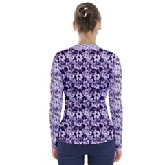 V-Neck Long Sleeve Top 