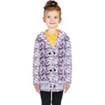 Purple Roses 1 Purple Roses Kids  Double Breasted Button Coat