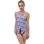 Purple Roses 1 Purple Roses Go with the Flow One Piece Swimsuit