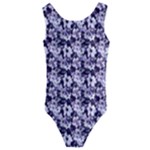 Purple Roses 1 Purple Roses Kids  Cut-Out Back One Piece Swimsuit