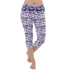 Lightweight Velour Capri Yoga Leggings 