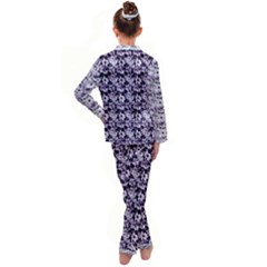 Kids  Satin Long Sleeve Pajamas Set 