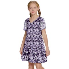 Kids  Short Sleeve Tiered Mini Dress 