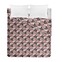 Pink Roses 02 Pink Roses 01 Duvet Cover Double Side (Full/ Double Size) from ArtsNow.com