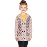 Pink Roses 02 Pink Roses 01 Kids  Double Breasted Button Coat