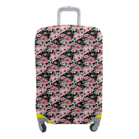 Pink Roses 02 Pink Roses 01 Luggage Cover (Small) from ArtsNow.com