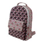 Pink Roses 02 Pink Roses 01 Flap Pocket Backpack (Large)