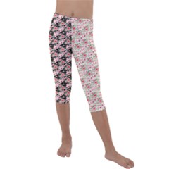 Kids  Lightweight Velour Capri Leggings  