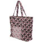 Pink Roses 02 Pink Roses 01 Zip Up Canvas Bag
