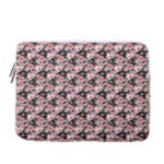 Pink Roses 02 Pink Roses 01 13  Vertical Laptop Sleeve Case With Pocket