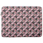 Pink Roses 02 Pink Roses 01 17  Vertical Laptop Sleeve Case With Pocket
