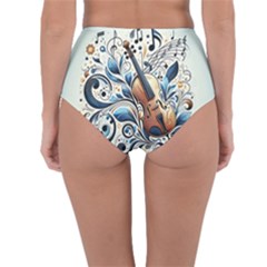 Reversible High-Waist Bikini Bottoms 