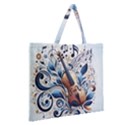 Zipper Large Tote Bag 