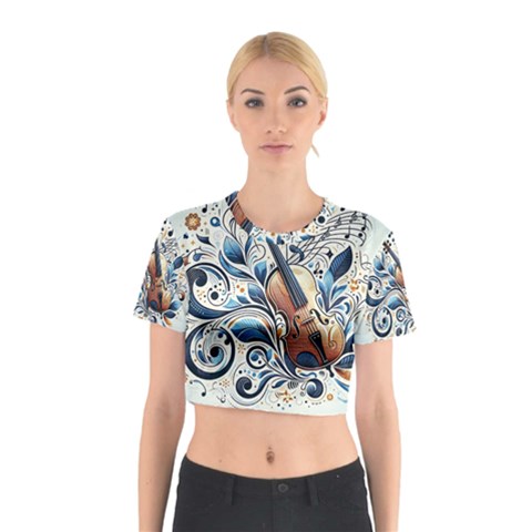 Cello Cotton Crop Top from ArtsNow.com