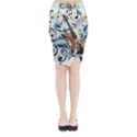 Midi Wrap Pencil Skirt 